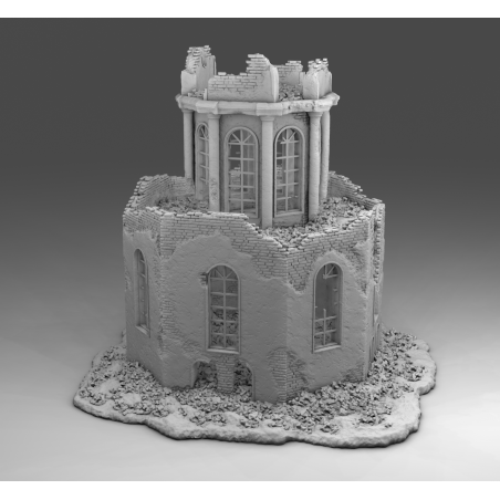 "Ruines WWII - Décors 3D 28mm pour Wargames & Dioramas Historiques"