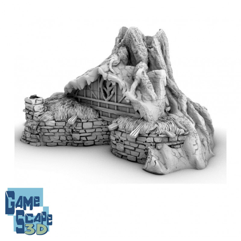 Décors GameScape 3D – Terrain modulaire 28/32 mm en filament

