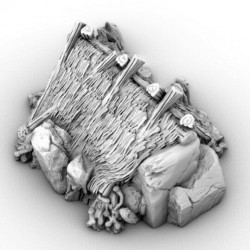 Décors GameScape 3D – Terrain modulaire 28/32 mm en filament

