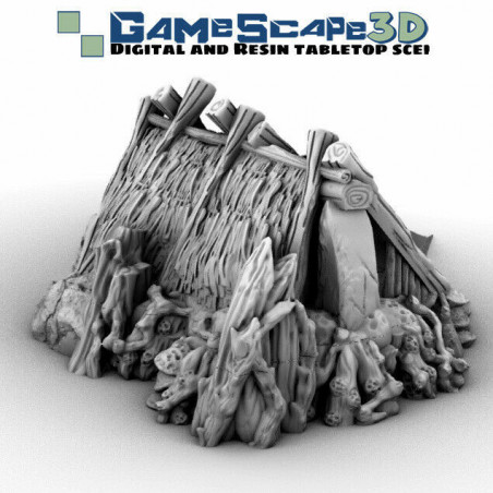 Décors GameScape 3D – Terrain modulaire 28/32 mm en filament

