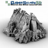 Décors GameScape 3D – Terrain modulaire 28/32 mm en filament

