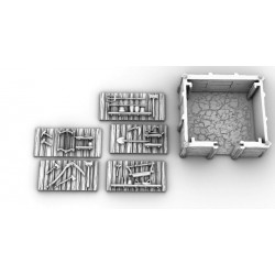 Décors GameScape 3D – Terrain modulaire 28/32 mm en filament

 (2)