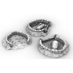 Décors GameScape 3D – Terrain modulaire 28/32 mm en filament

