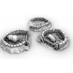 Décors GameScape 3D – Terrain modulaire 28/32 mm en filament

 (2)