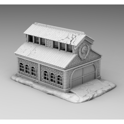 "Ruines WWII - Décors 3D 28mm pour Wargames & Dioramas Historiques"