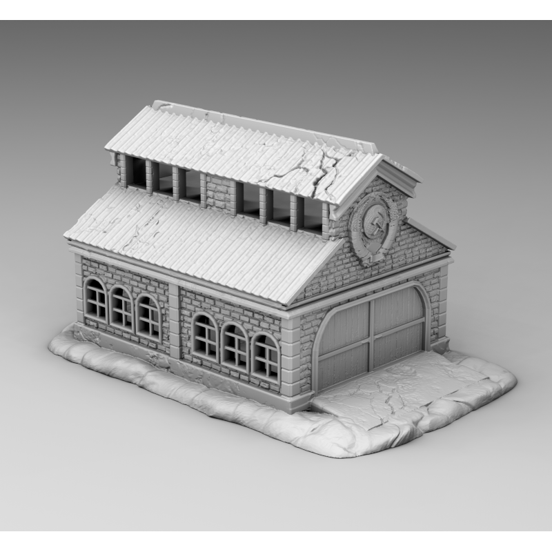 "Ruines WWII - Décors 3D 28mm pour Wargames & Dioramas Historiques"
