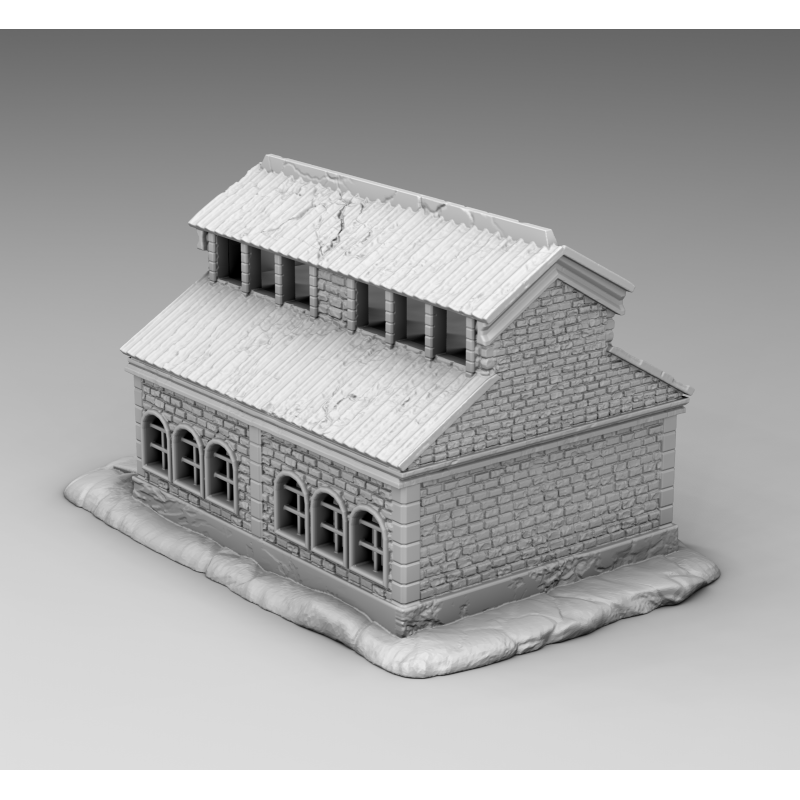 "Ruines WWII - Décors 3D 28mm pour Wargames & Dioramas Historiques"