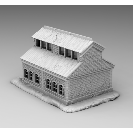 "Ruines WWII - Décors 3D 28mm pour Wargames & Dioramas Historiques"