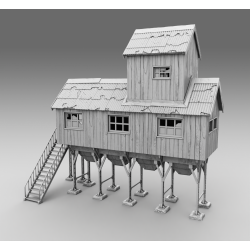 "Ruines WWII - Décors 3D 28mm pour Wargames & Dioramas Historiques"