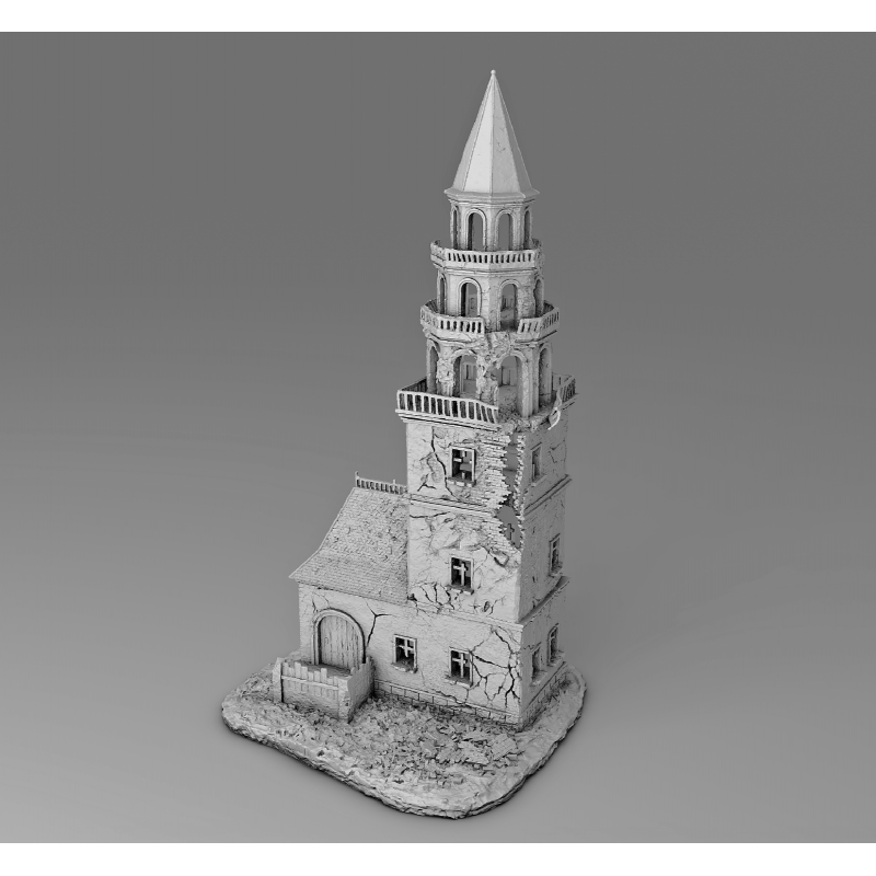 "Ruines WWII - Décors 3D 28mm pour Wargames & Dioramas Historiques"