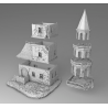 "Ruines WWII - Décors 3D 28mm pour Wargames & Dioramas Historiques"