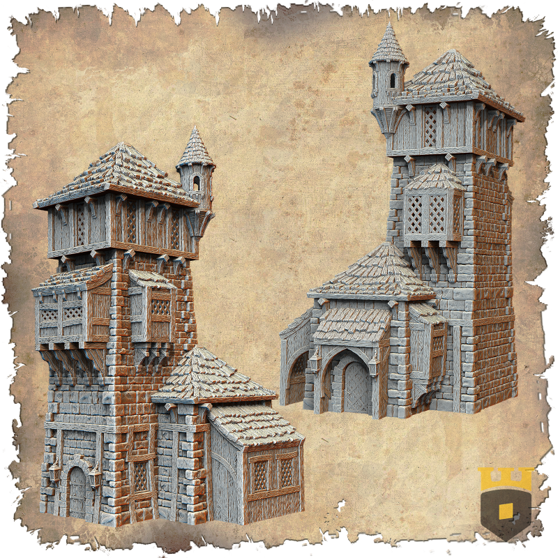 Décor impréssion 3D Watchtower Format 10mm