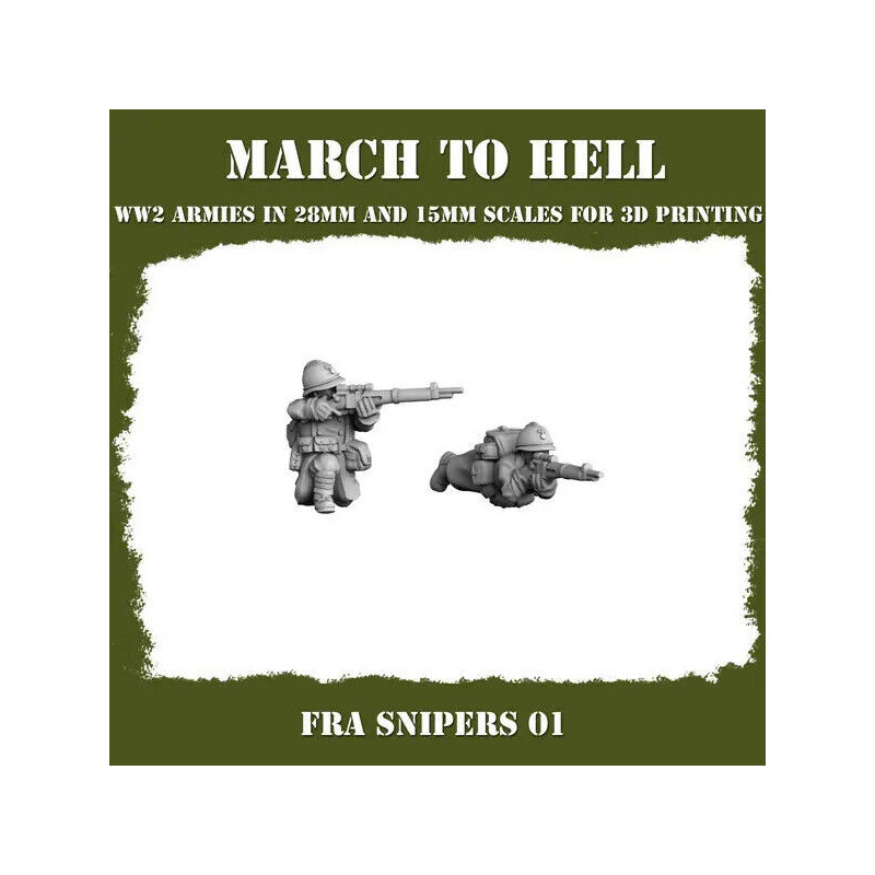 Infanterie France – Figurines 3D en Résine pour Wargames Historiques et Fantasy
