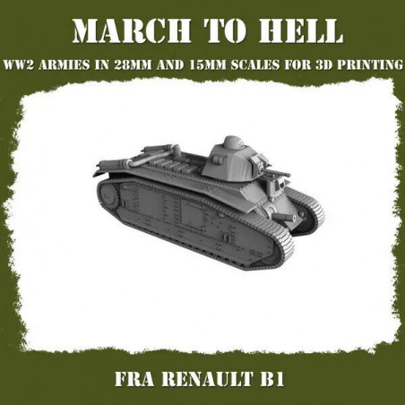 Véhicules France – Figurines 3D en Résine pour Wargames et Modèles Réduits
