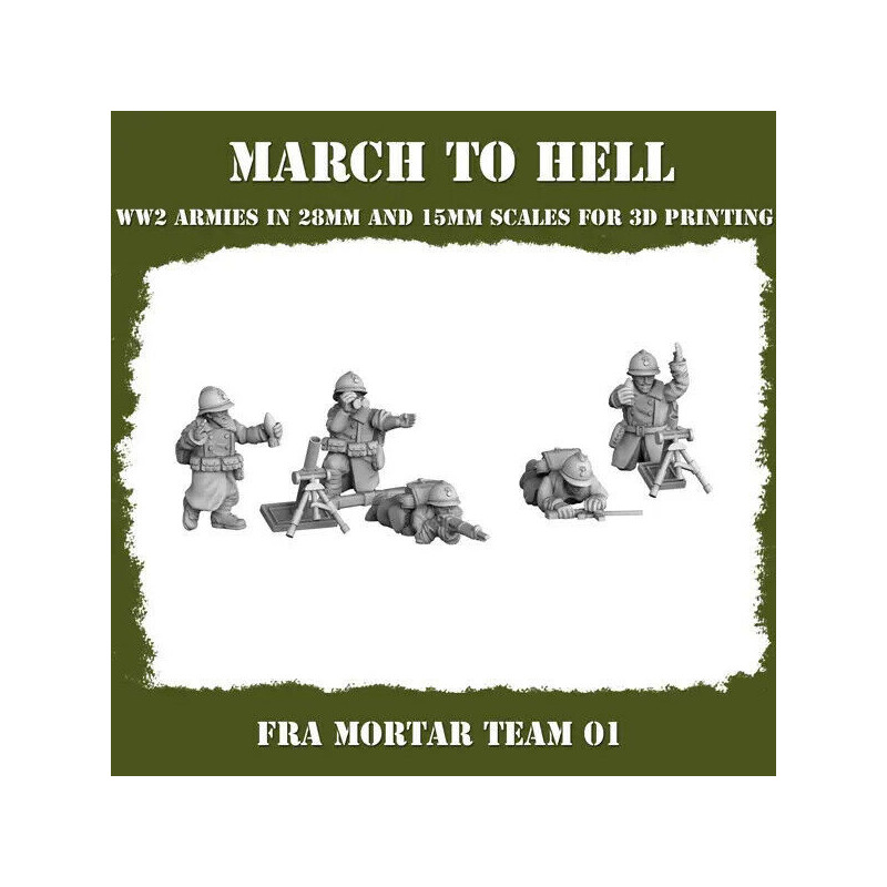 Infanterie France – Figurines 3D en Résine pour Wargames Historiques et Fantasy
