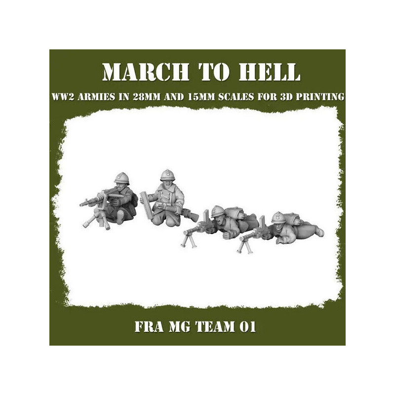 Infanterie France – Figurines 3D en Résine pour Wargames Historiques et Fantasy
