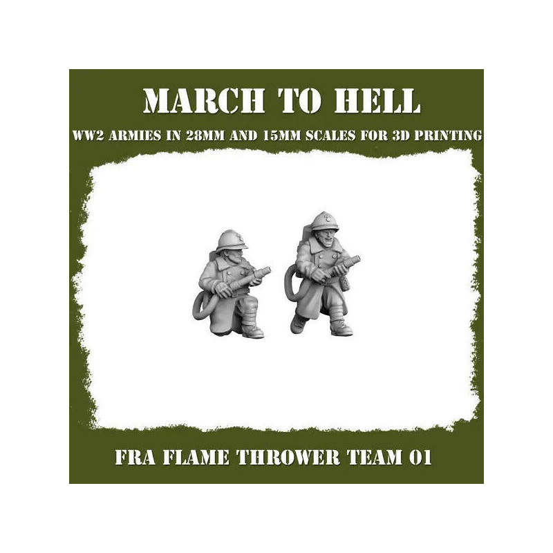 Infanterie France – Figurines 3D en Résine pour Wargames Historiques et Fantasy
