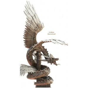 Cuetzpal Empire, Quetzalcoatl, la déesse à plumes (20-25cm) 9th age 