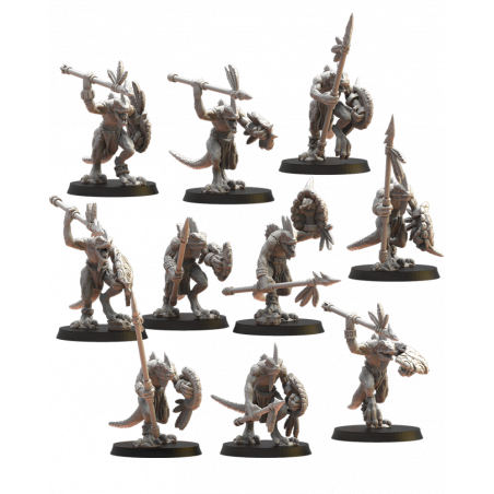 Guerriers Cuetzpal – Figurines Résine Fantasy 28mm | The Lost Kingdom

