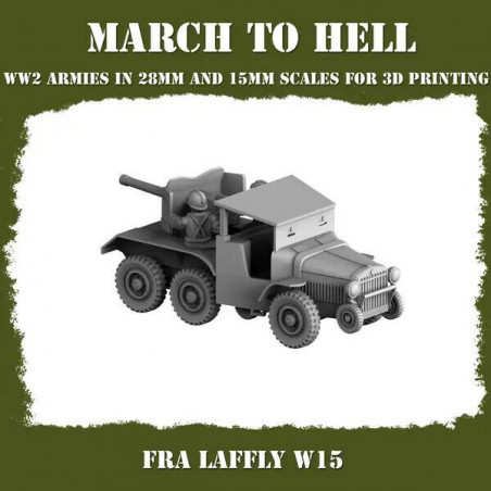 Véhicules France – Figurines 3D en Résine pour Wargames et Modèles Réduits
