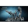 Rocket Raccoon and Groot impression 3D résine  18cm  (non peint)