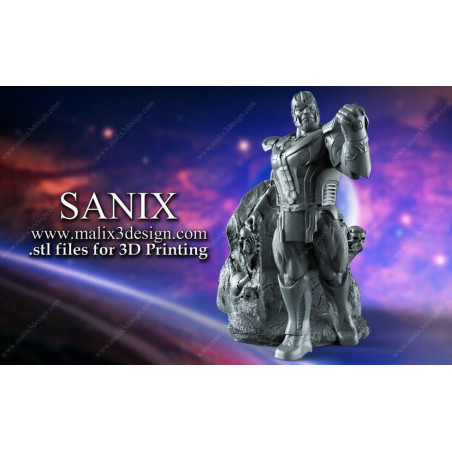 Thanos figurine impression 3D résine  18cm  (non peint)