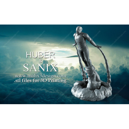 Iron Man impression 3D résine  18cm  (non peint)