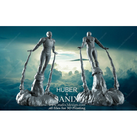 Iron Man impression 3D résine  18cm  (non peint)