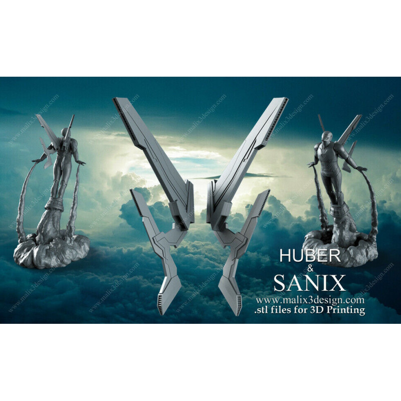 Iron Man impression 3D résine  18cm  (non peint)