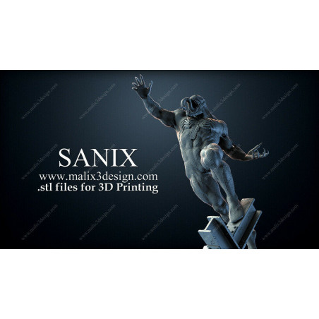 Venom figurine impression 3D résine  18cm  (non peint)