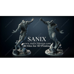 Venom figurine impression 3D résine  18cm  (non peint) (2)