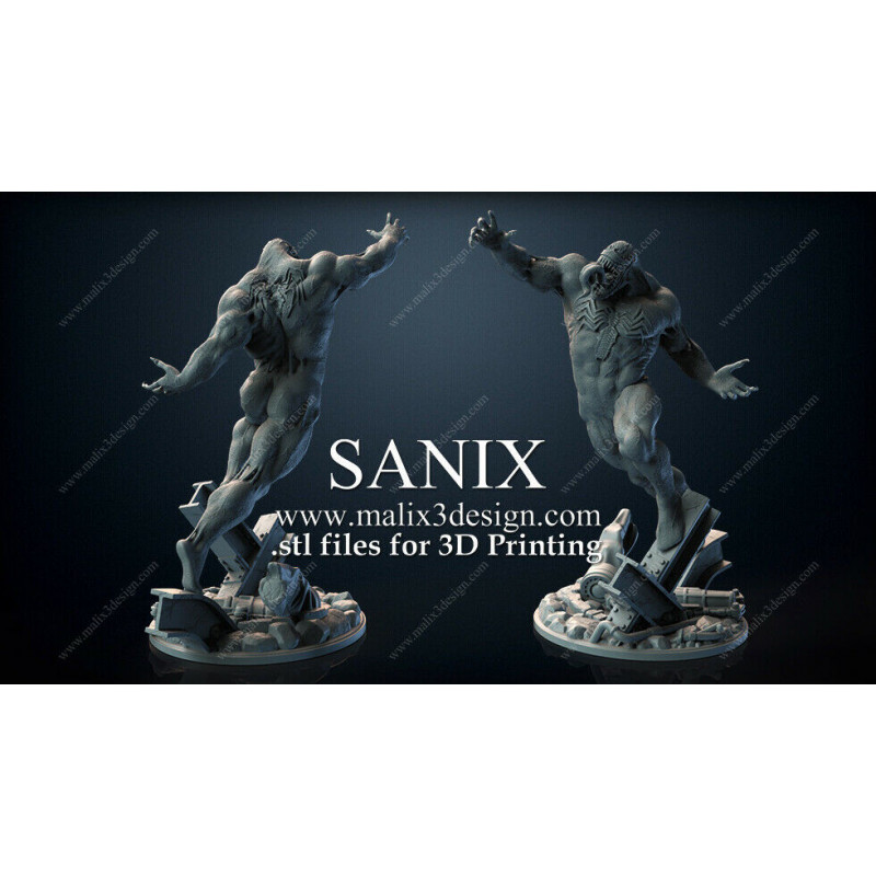 Venom figurine impression 3D résine  18cm  (non peint)