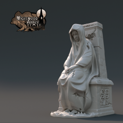 Statue vierge impréssion 3D compatible  10mm