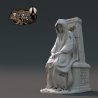 Statue vierge impréssion 3D compatible  10mm