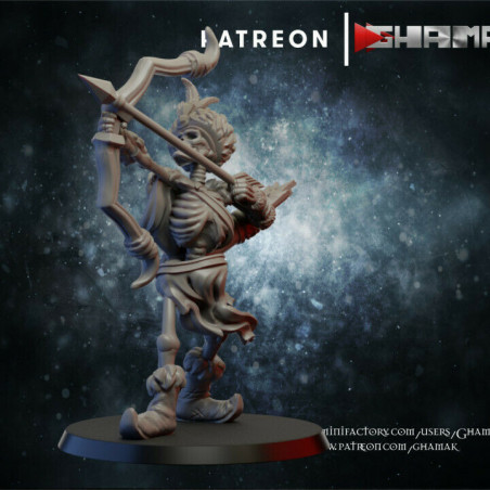 Figurines Morts-Vivants Ghamak – Armées Squelettiques et Horreurs Fantasy en 3D

