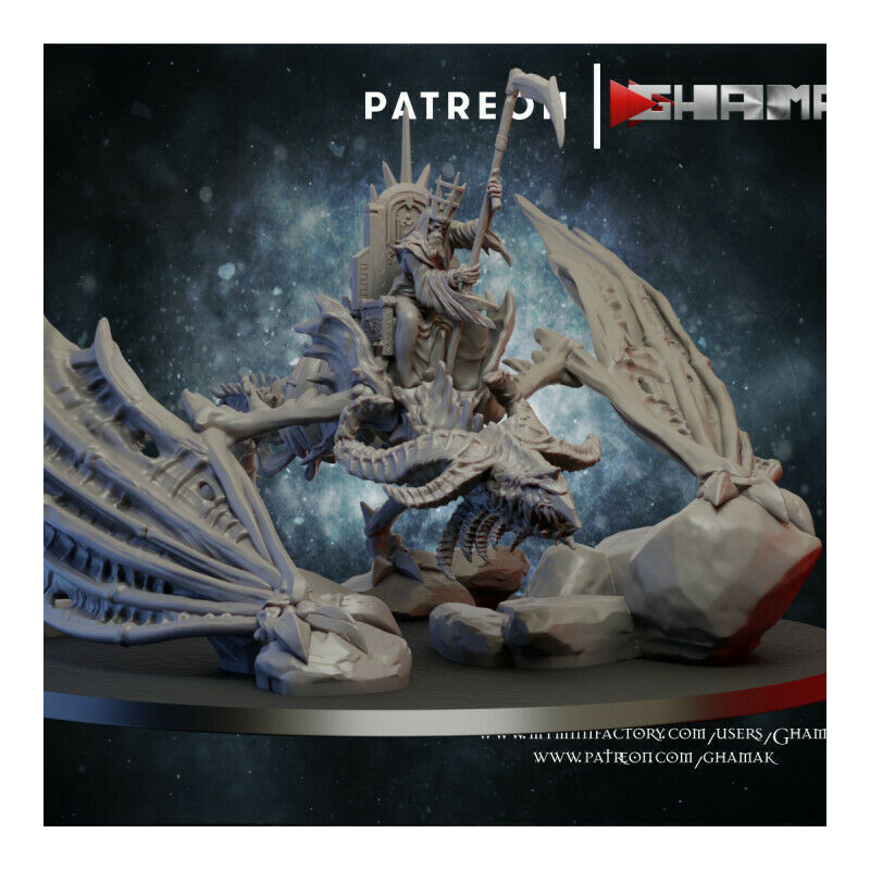 Figurines Morts-Vivants Ghamak – Armées Squelettiques et Horreurs Fantasy en 3D

