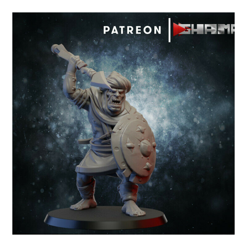 Figurines Orques et Gobelins Ghamak – Une Horde Sauvage et Impitoyable

