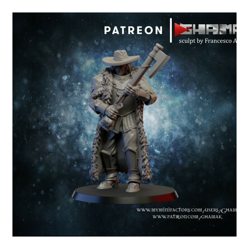 "Armée Humains Ghamak - Figurines & Décors 3D pour Wargames Fantasy"