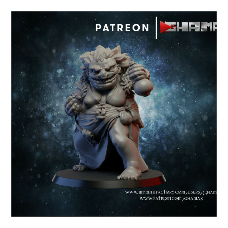 "Armée Humains Ghamak - Figurines & Décors 3D pour Wargames Fantasy"