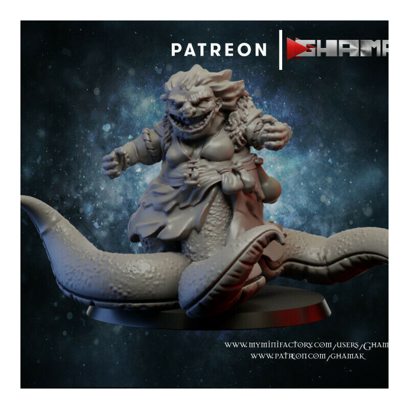 "Armée Humains Ghamak - Figurines & Décors 3D pour Wargames Fantasy"