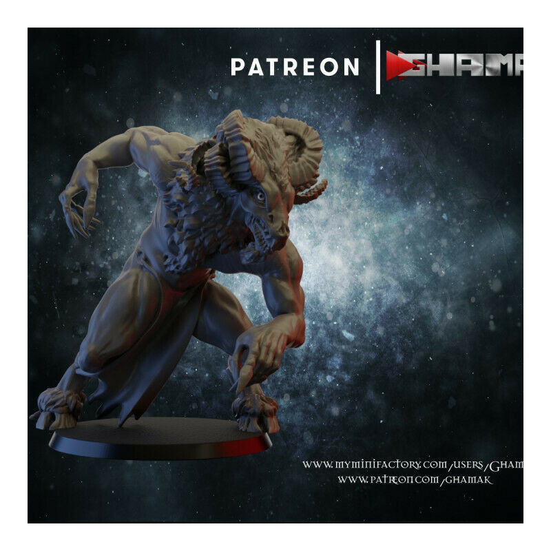 "Armée du Chaos Ghamak - Figurines 3D pour Wargames Fantasy & Batailles Épiques"