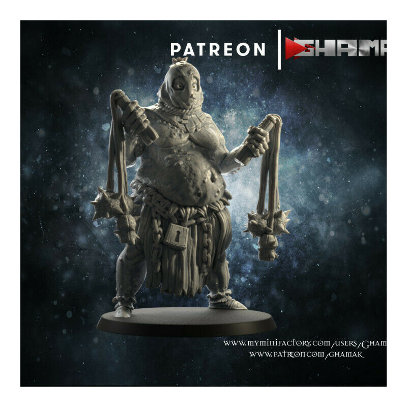 "Armée Humains Ghamak - Figurines & Décors 3D pour Wargames Fantasy"