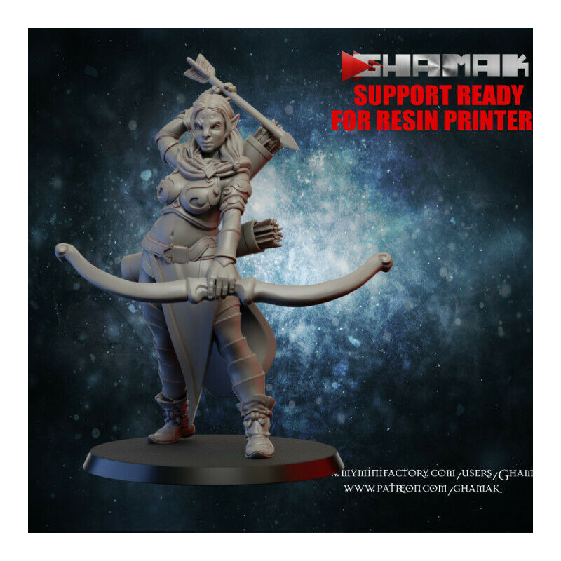 Figurines Elfes Ghamak – Grâce, Précision et Puissance Magique

