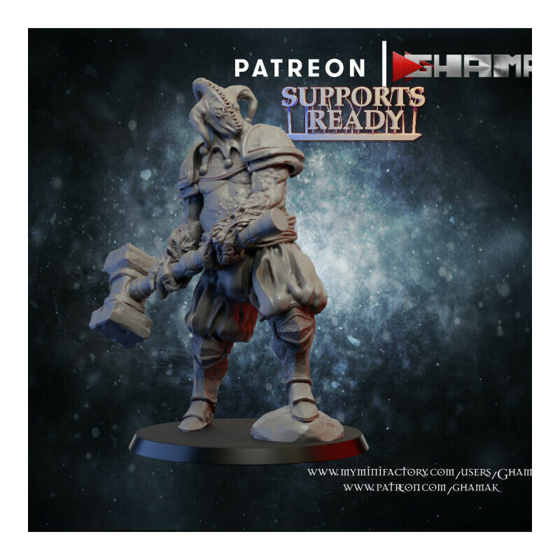 "Armée du Chaos Ghamak - Figurines 3D pour Wargames Fantasy & Batailles Épiques"