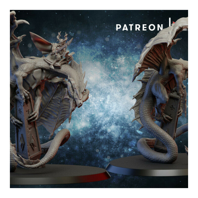 "Armée Elfes Noirs Ghamak - Figurines & Décors 3D pour Wargames Fantasy"