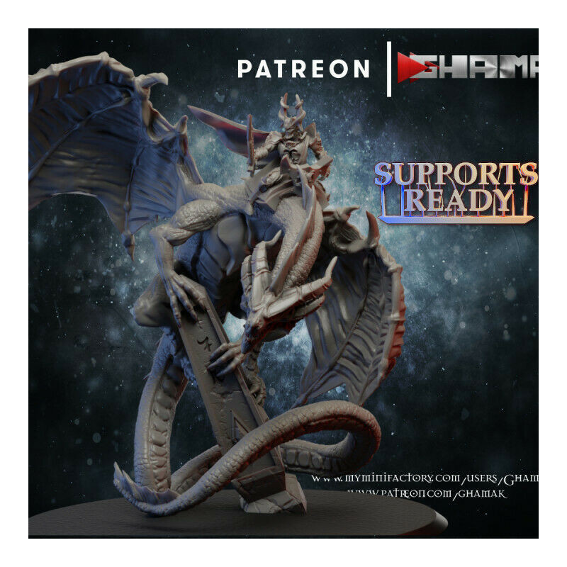 "Armée Elfes Noirs Ghamak - Figurines & Décors 3D pour Wargames Fantasy"