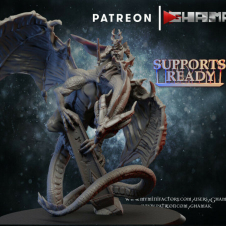 "Armée Elfes Noirs Ghamak - Figurines & Décors 3D pour Wargames Fantasy"