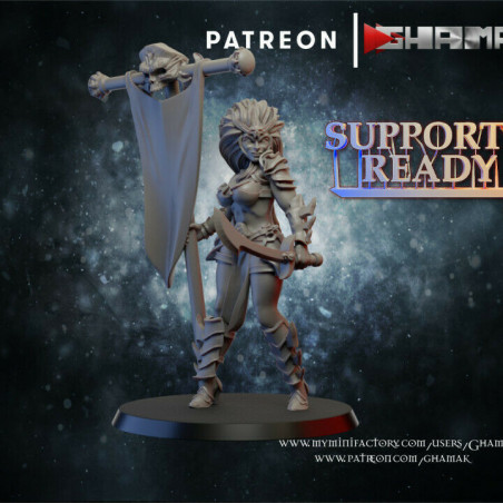 "Armée Elfes Noirs Ghamak - Figurines & Décors 3D pour Wargames Fantasy"