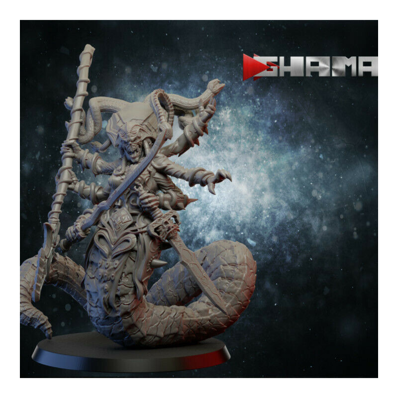 "Armée Elfes Noirs Ghamak - Figurines & Décors 3D pour Wargames Fantasy"