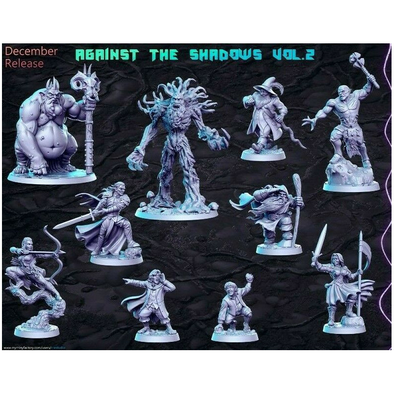 Impression 3D Figurines RN Studio Against The Shadows vol 2